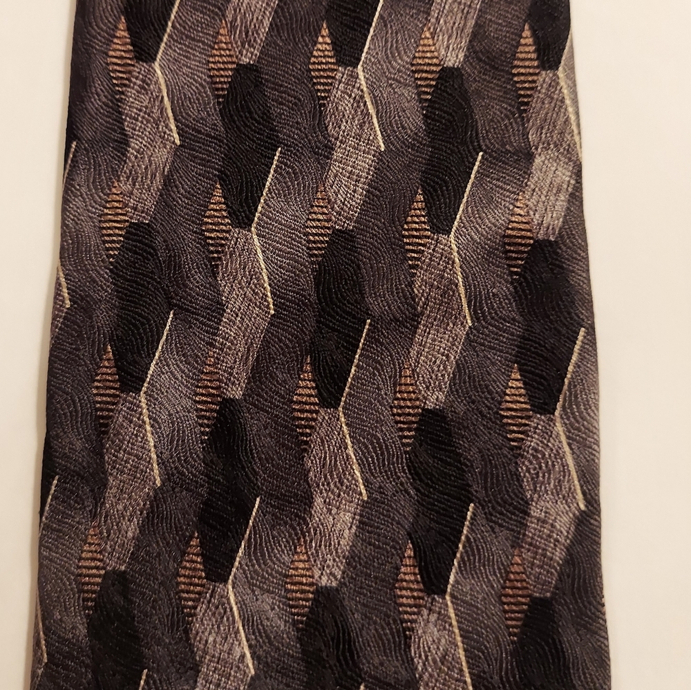 Vintage Allyn Saint George silk extra long tie - made in the USA - Picture 4 of 8